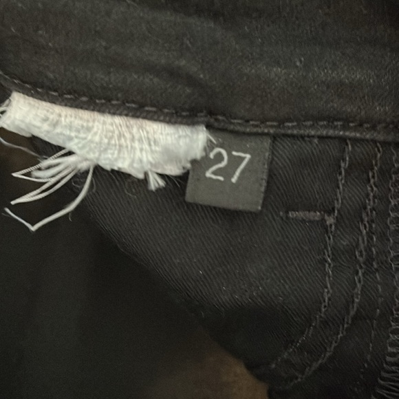 Guess - size 27 black jeans - Picture 5 of 9